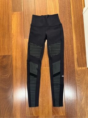 ALO Yoga Black Moto High-Rise Leggings